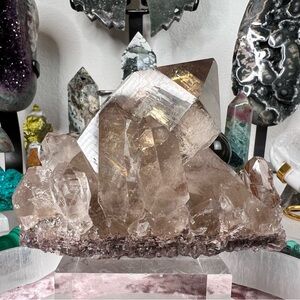 Golden Rutile with Smokey Quartz ⚜️🤍⚜️ RSQ2